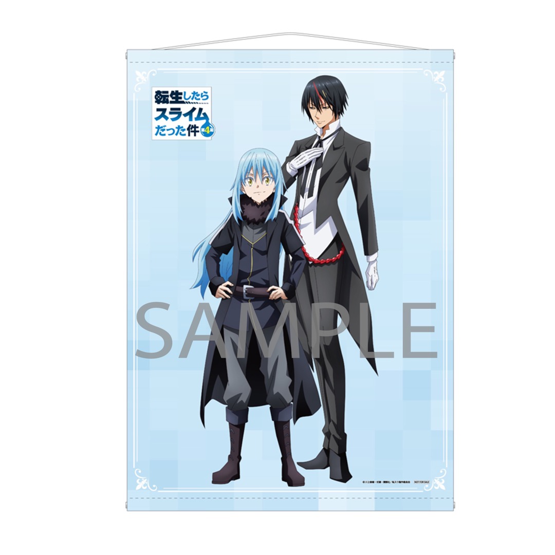 [Blu-ray 全巻購入特典]
描き下ろしイラスト（ディアブロ＆リムル）使用
B2タペストリー＆収納BOX＆ミニフォト2枚＆リムル様ミニフォトフレーム