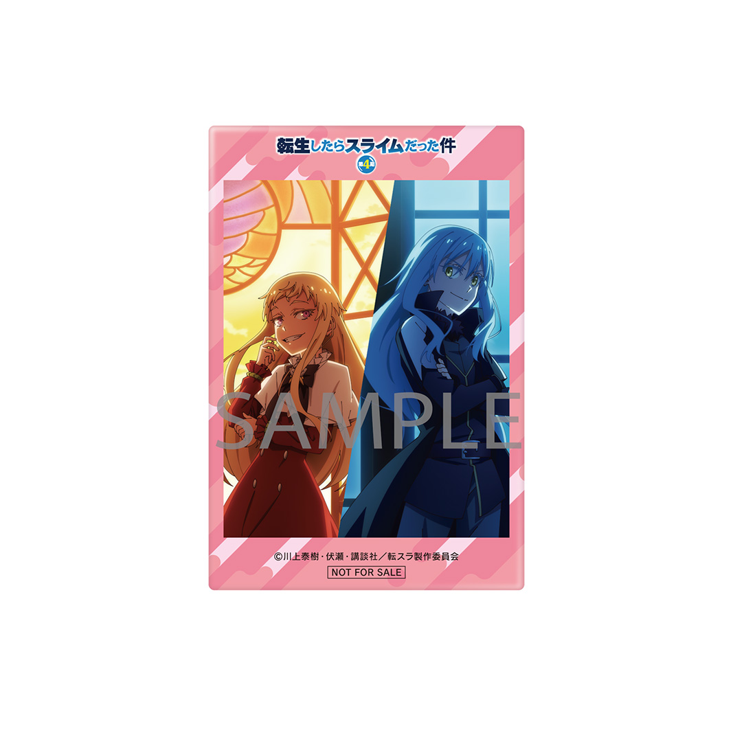 [Blu-ray 各巻購入特典②]
ジャケットイラスト使用
縦型缶バッジ＆場面写ミニブロマイド6枚セット