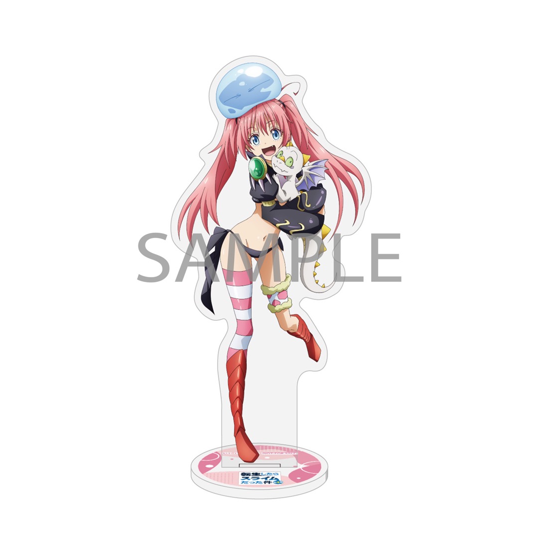 [Blu-ray 全巻購入特典]
描き下ろしイラスト（ミリム）使用
全巻収納BOX＆アクリルスタンド＆箔押し缶バッジ